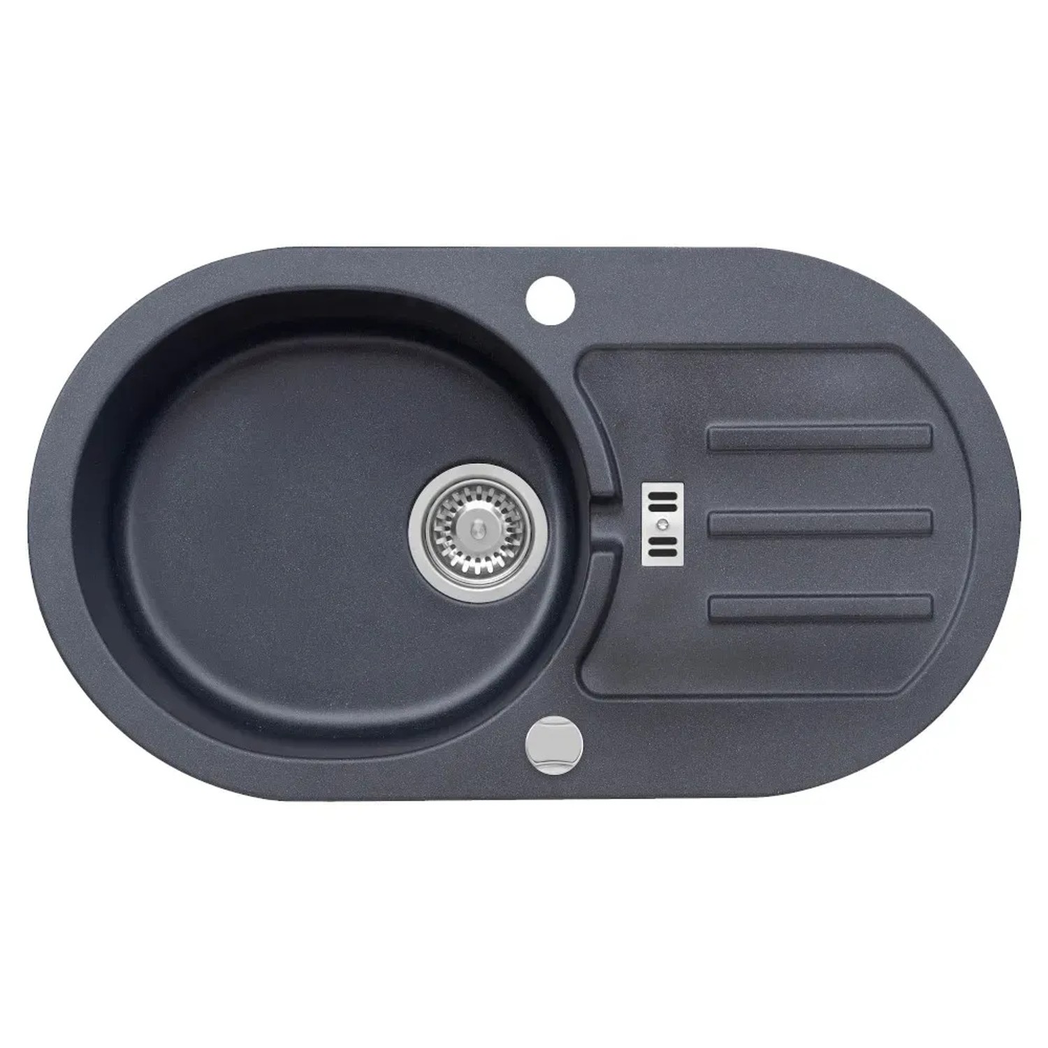 Zlewozmywak Malibu 1-komorowy 77x43 cm