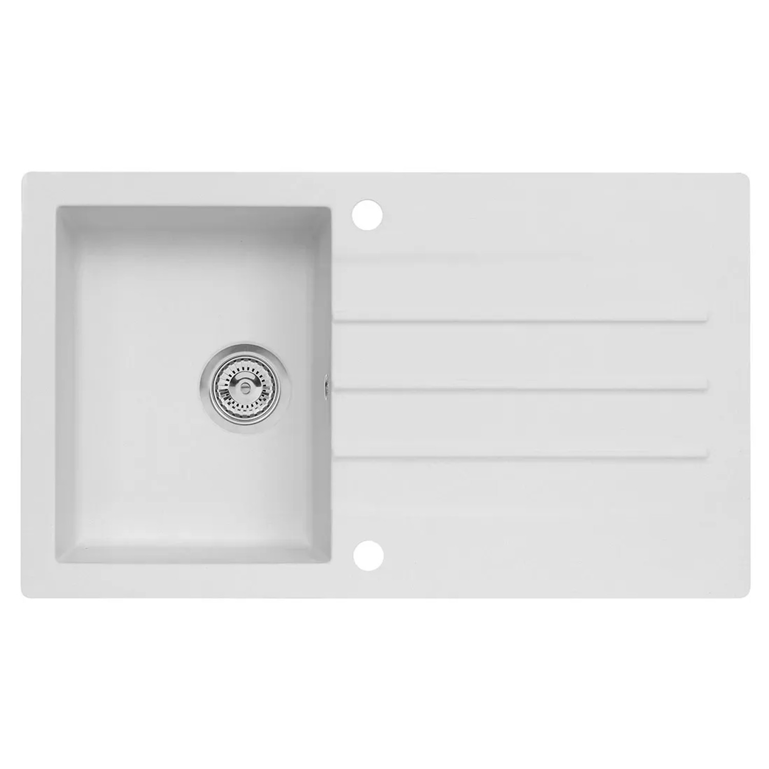 Zlewozmywak Mojito 1-kom. biały 86x50 cm