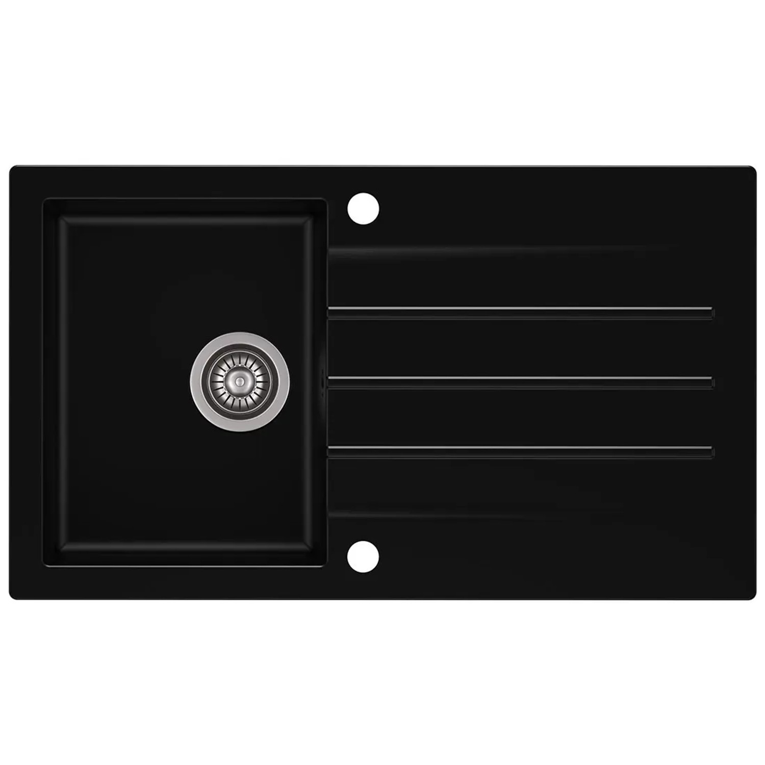 Czarny Zlewozmywak Mojito 1-kom.