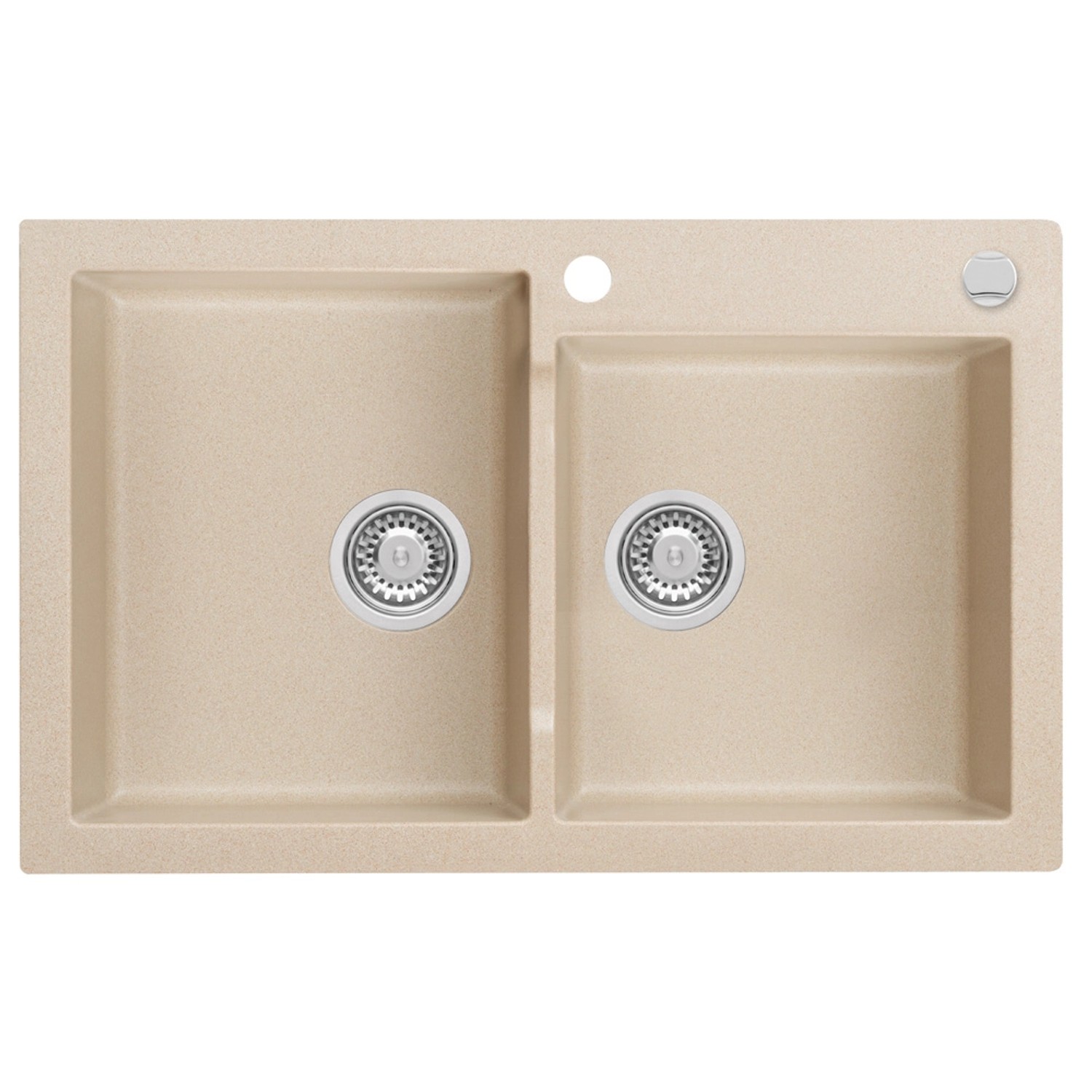 Zlewozmywak Mojito 14 2-komorowy beż