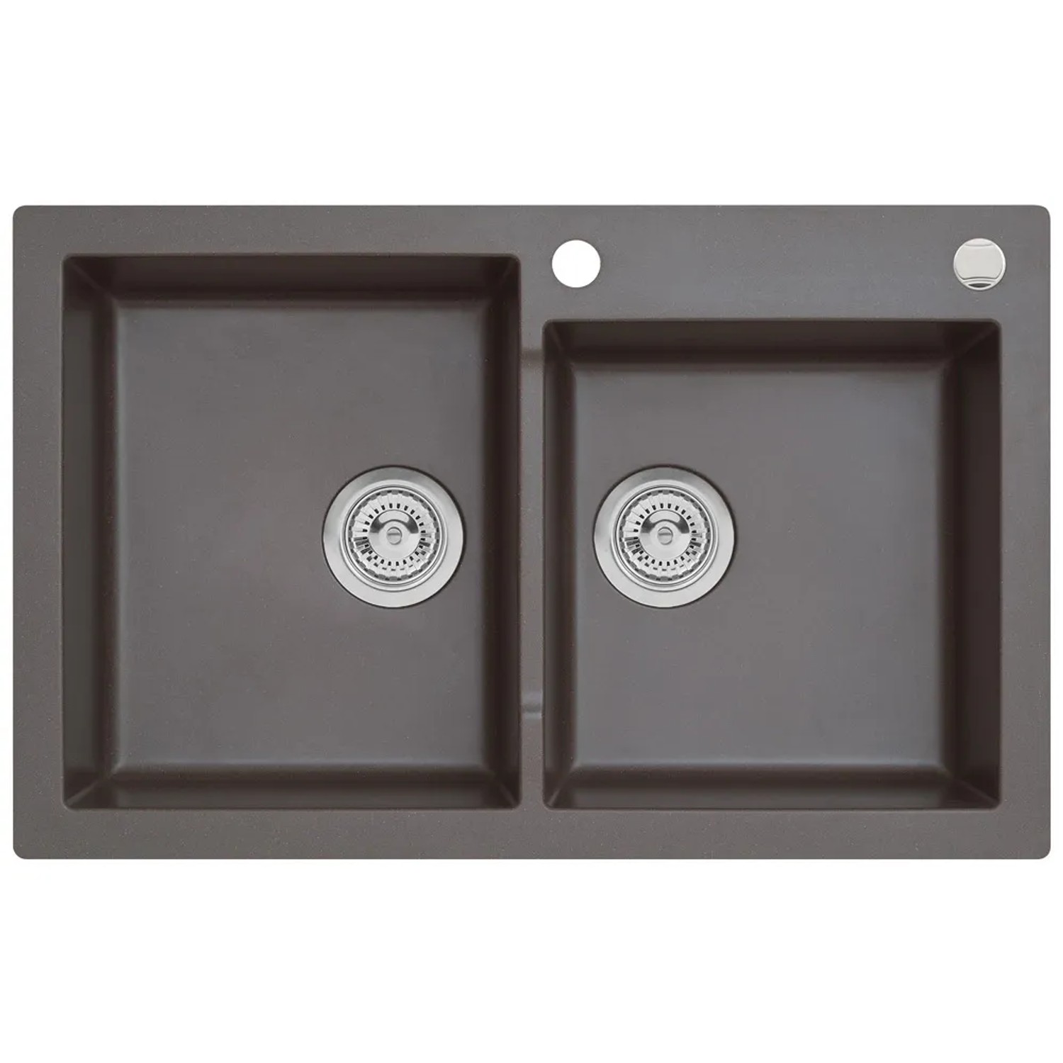 Zlew Mojito 14 2-komorowy Dark Chocolate