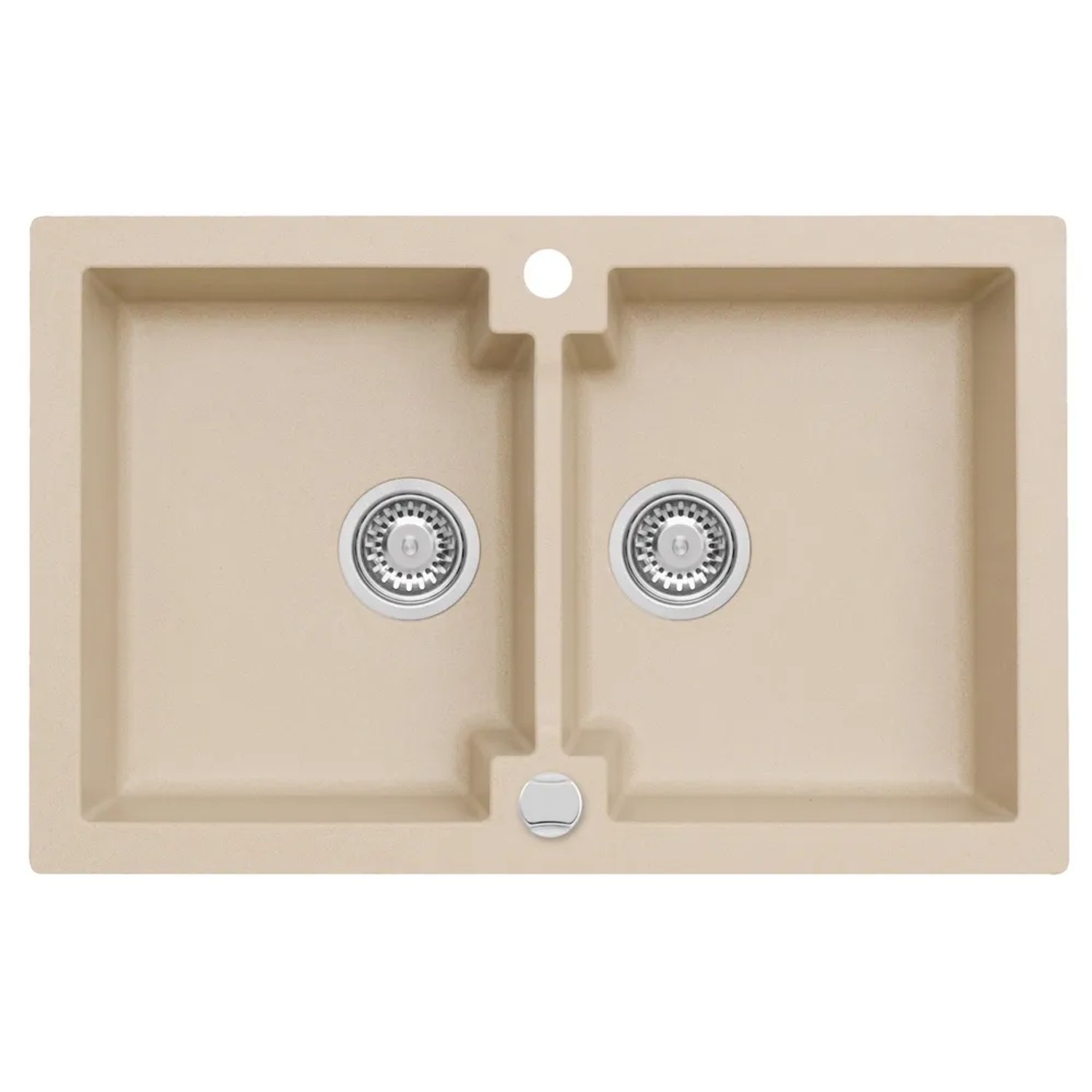 Zlewozmywak Mojito 2-komorowy beżowy