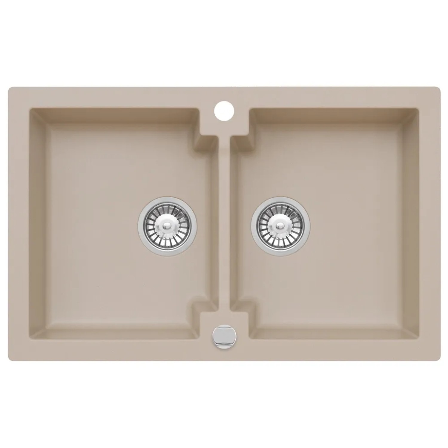 Zlewozmywak 2-komorowy Mojito 160 caffe latte