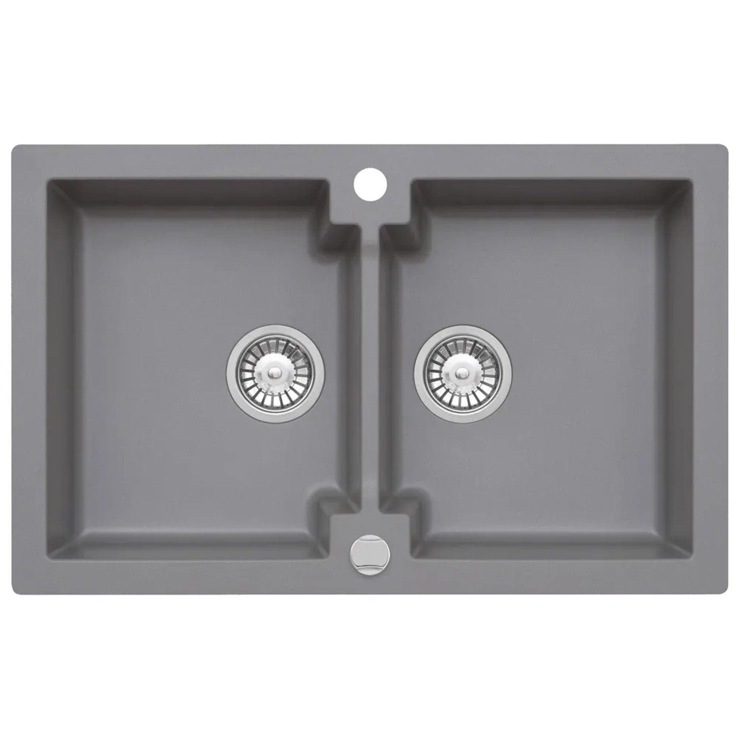 Zlewozmywak Mojito 2-komorowy moonlight grey