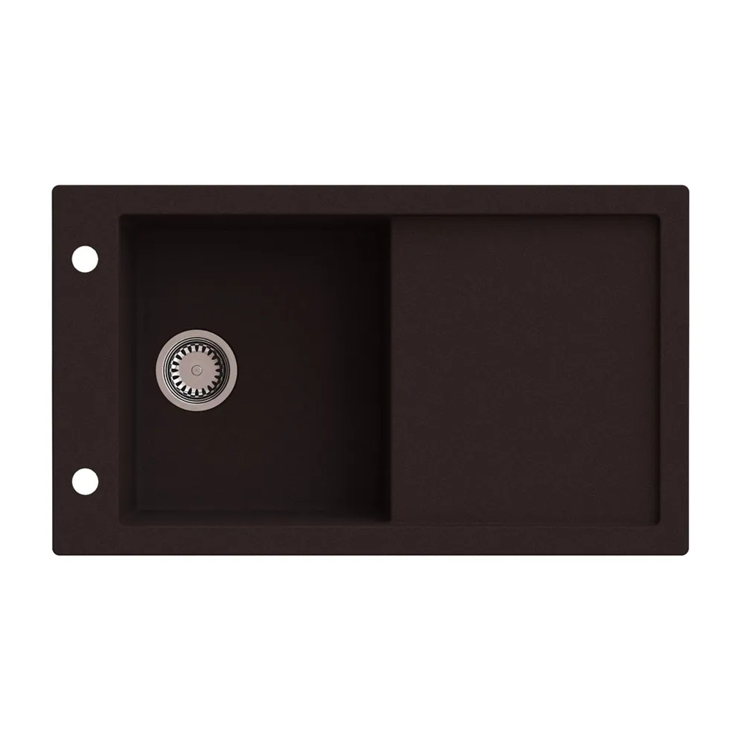 Zlewozmywak 1-komorowy Tramontana Dark Chocolate