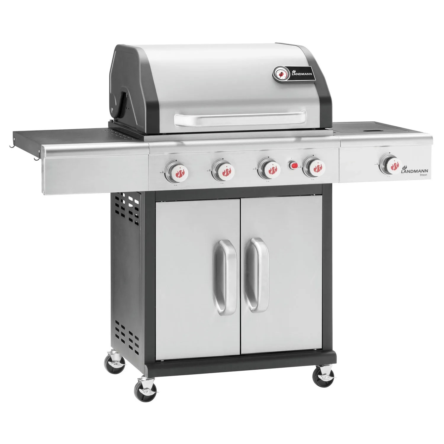 Recenzja Landmann TRITON MaxX PTS — grill gazowo‑węglowy 4+1 palnikowy (15,7 kW)