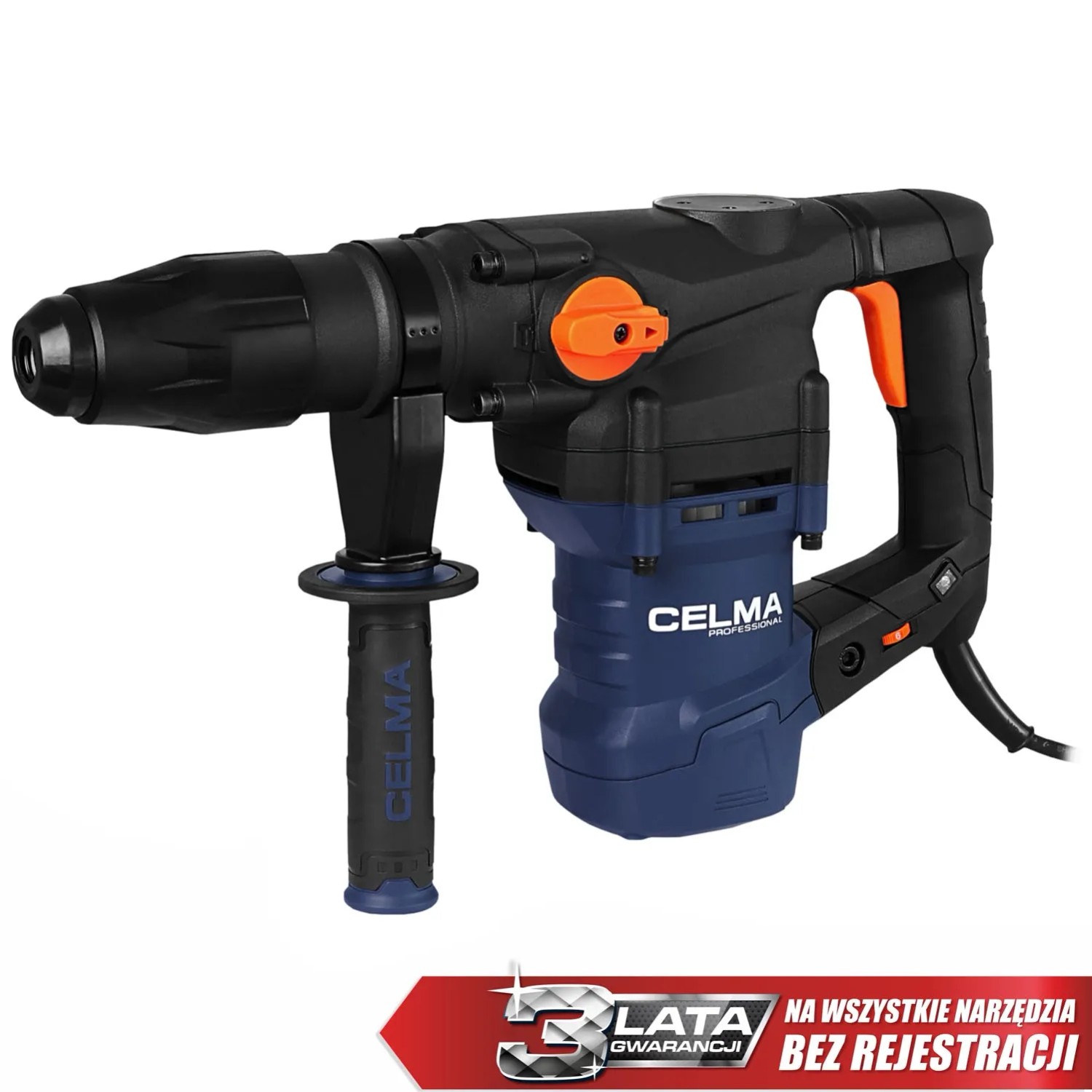 Recenzja i test CELMA Professional PRWg 40GEO 1600W SDS Max 10J — potężny młot udarowo-obrotowy
