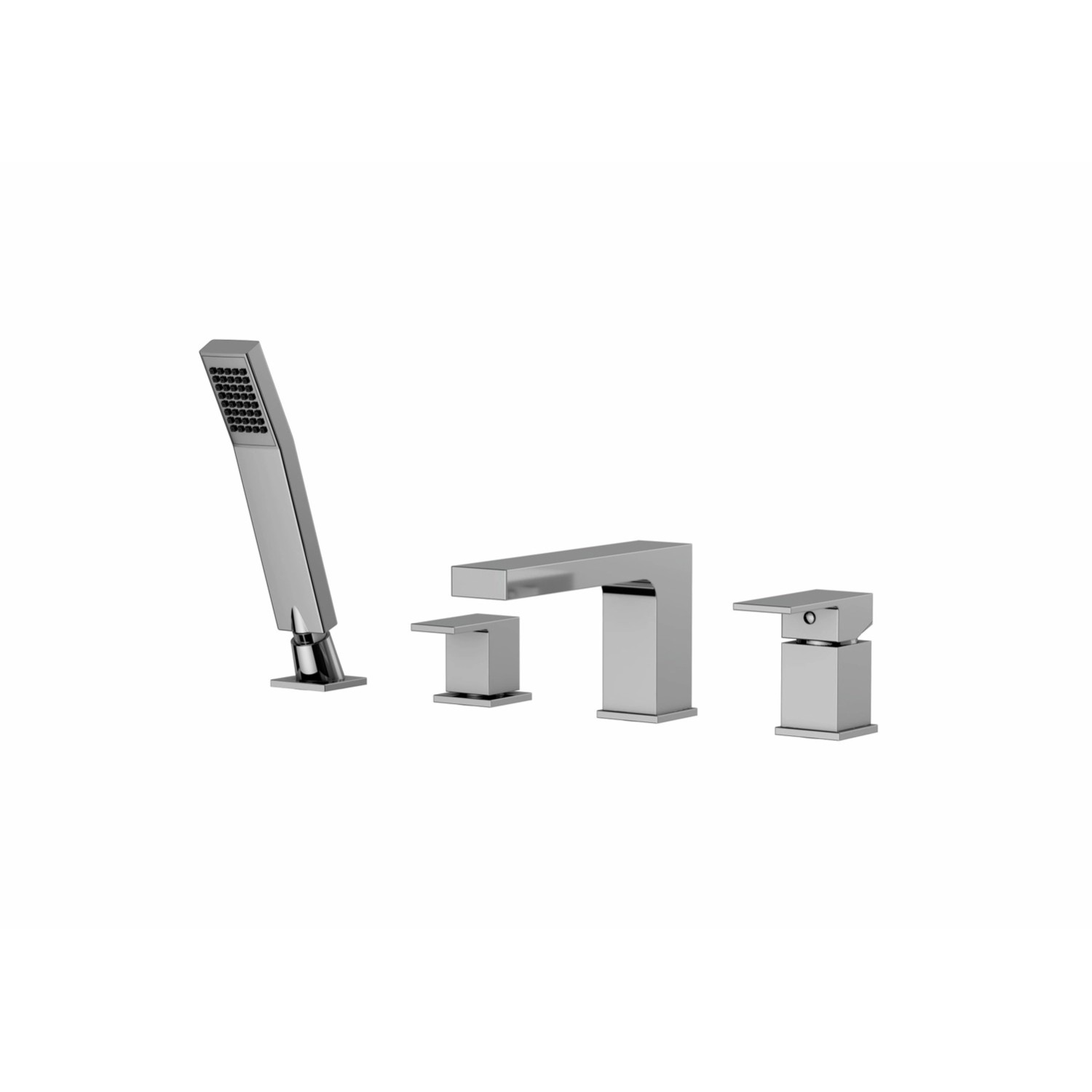 Valvex Bateria Wannowa 4-Otvorowa Italy Chrom