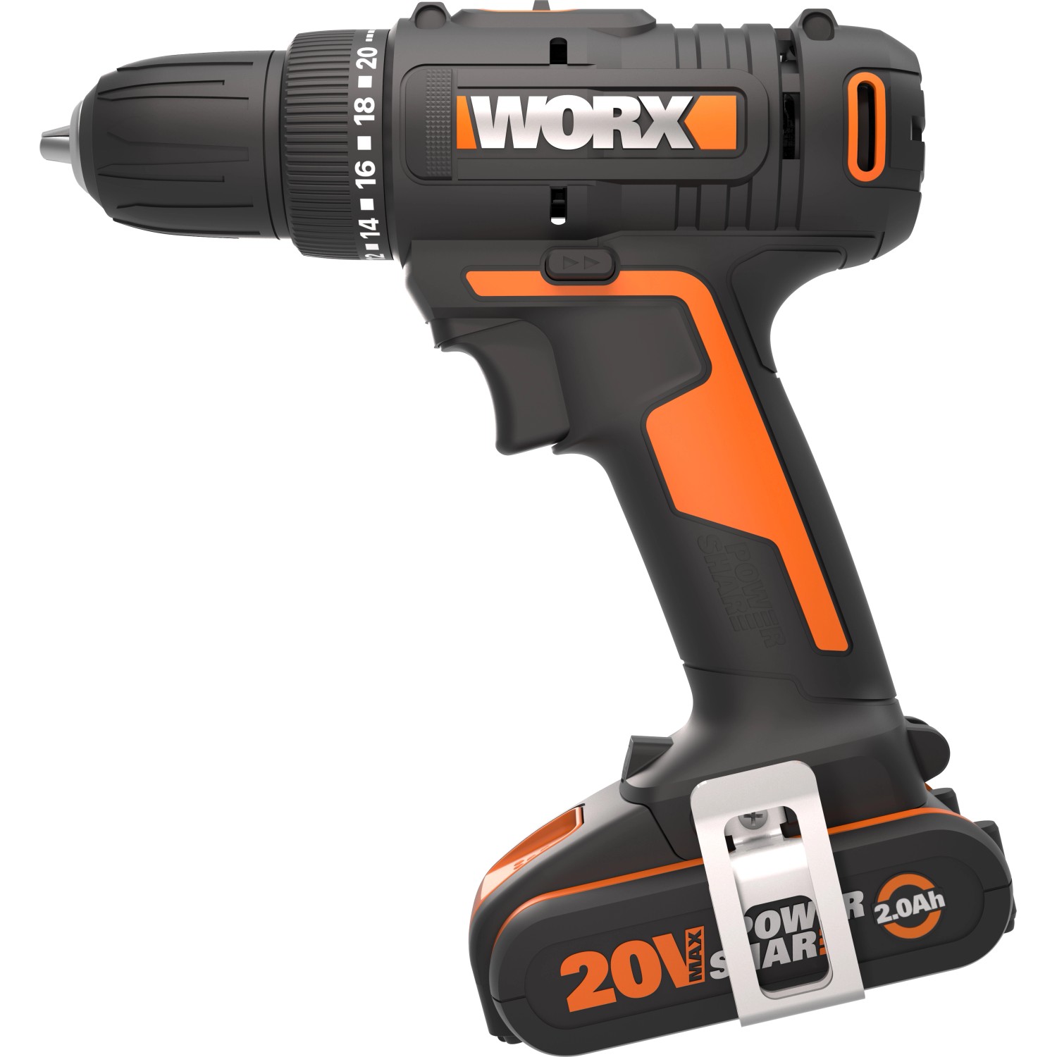 WORX WX100 Wiertarko-wkrętarka akumulatorowa 20V 2,0 Ah