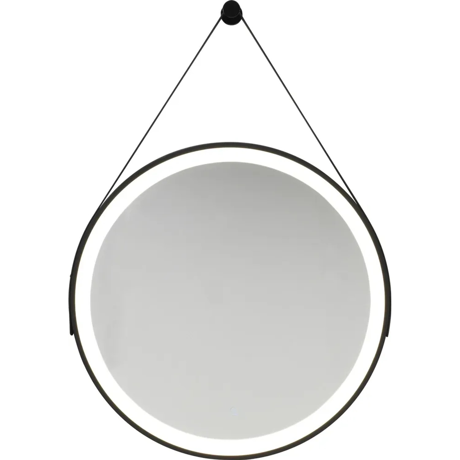 Okrągłe lustro LED z zawieszką 60 cm