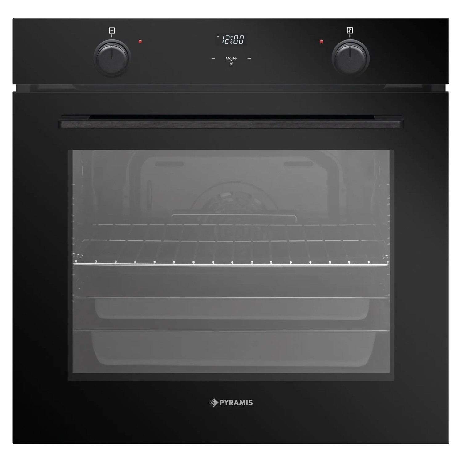 Piekarnik Pyramis PO78052009PBL czarny 59,5 cm