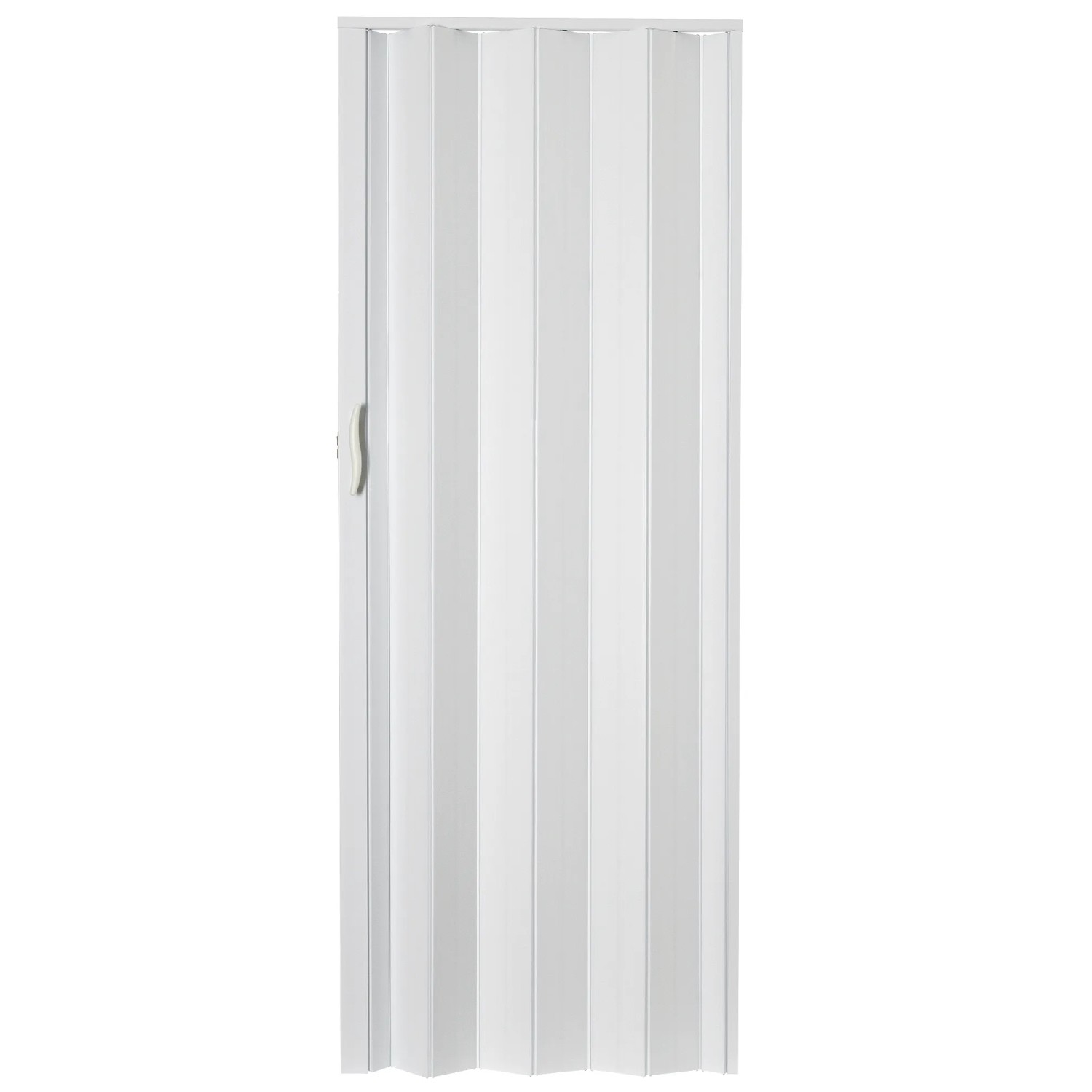 Składane drzwi harmonijkowe M001P białe