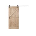 Kornik drzwi przesuwne Loft, dąb pełne, szerokość 90 cm – styl industrialny