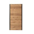 Kornik skrzydło drzwiowe przesuwne Industrial Black w kolorze dąb, szerokość 90 cm