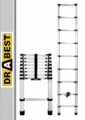 Aluminiowa Drabina Teleskopowa 2,6m – 9 Stopni