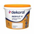 Farba Dekoral Akrylit Biała 3 l