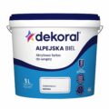 Farba Dekoral Alpejska Biel 5L