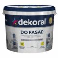 Farba elewacyjna Dekoral Polinit do fasad biała 10 l