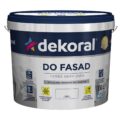 Farba elewacyjna Dekoral Polinit do fasad biała 10 l