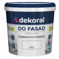 Farba elewacyjna Dekoral Polinit do fasad, 1 l, biała