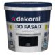 Farba elewacyjna Dekoral Polinit do fasad, czarna, 1 l