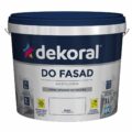Farba elewacyjna Dekoral Polinit 3 l biała do fasad