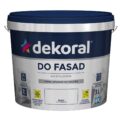 Farba elewacyjna Dekoral Polinit 3 l biała do fasad