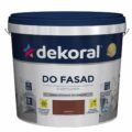 Farba elewacyjna Dekoral Polinit do fasad 5 l w kolorze wiśniowym