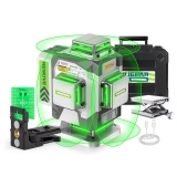 Recenzja Huepar ZK04CG — 4D 16-liniowy zielony laser 4×360, ±2mm/10m, 8000mAh
