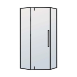 Recenzja KABI Kabina Viva czarna 5-ciokątna 90×90