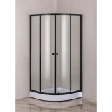 Recenzja Kabiny Półokrągłej Sierra 80 Czarna z Brodzikiem