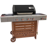 Landmann TRITON WOOD PTS — grill gazowy 4+1-palnikowy 15,0 kW: recenzja i test