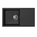 Recenzja Miló KEYA 1-kom. (76×44 cm) — czarny zlewozmywak z ociekaczem: czy warto?