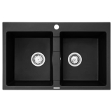 Test Pyramis Zlewozmywak Poros 2-kom. karbon 78×50 cm — recenzja i opinia