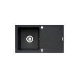 Recenzja Pyramis Poros L 76×44 cm — czarny zlewozmywak 1‑kom. — czy warto?