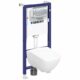 Geberit SQUARE 30 zestaw chromowany