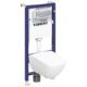 Geberit SQUARE 30 zestaw chromowany