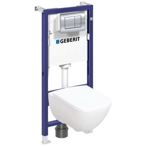 Geberit SQUARE 30 zestaw chromowany