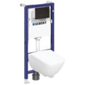 Geberit SQUARE 50 Zestaw Czarny Mat