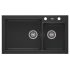 Recenzja Zlewozmywaka A-Point 14 2-kom. Moonlight Grey 86×50 cm — czy warto?