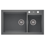 Recenzja Zlewozmywaka A-Point 14 2-kom. Moonlight Grey 86×50 cm — czy warto?