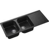 Recenzja Zlewozmywaka A-Point 2 (2-kom., czarny 116×50 cm) — test i opinie