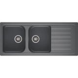 Recenzja zlewozmywaka A-Point 2 — 2-komorowy z ociekaczem (szary, 116×50 cm)