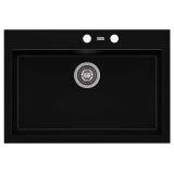 Recenzja zlewozmywaka A-Point 6 1‑kom. czarny 73×50 cm — opinia