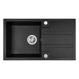 Zlewozmywak Bora 1-kom. czarny 76×44 cm — recenzja: czy warto?