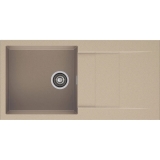 Recenzja Zlewozmywaka Cascada 1-kom. z ociekaczem 100×50 cm — beżowy hit do kuchni