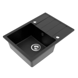 Zlewozmywak Dylan 1-kom. z ociekaczem 62×44 cm (czarny) — recenzja i opinie