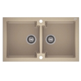 Zlewozmywak Honest 16 2-kom. beż 86×50 cm — recenzja, test i opinie