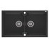 Recenzja zlewozmywaka Honest 16 2‑komorowego (Moonlight Grey) 86×50 cm — test i opinia