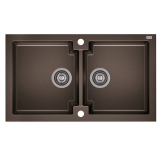 Zlewozmywak Honest 16 2-kom. dark chocolate 86×50 cm – recenzja i opinie